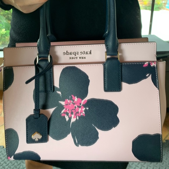 KATE SPADE CROSSBODY SATCHEL CAMERON MEDIUM FLORAL - Picture 4 of 10